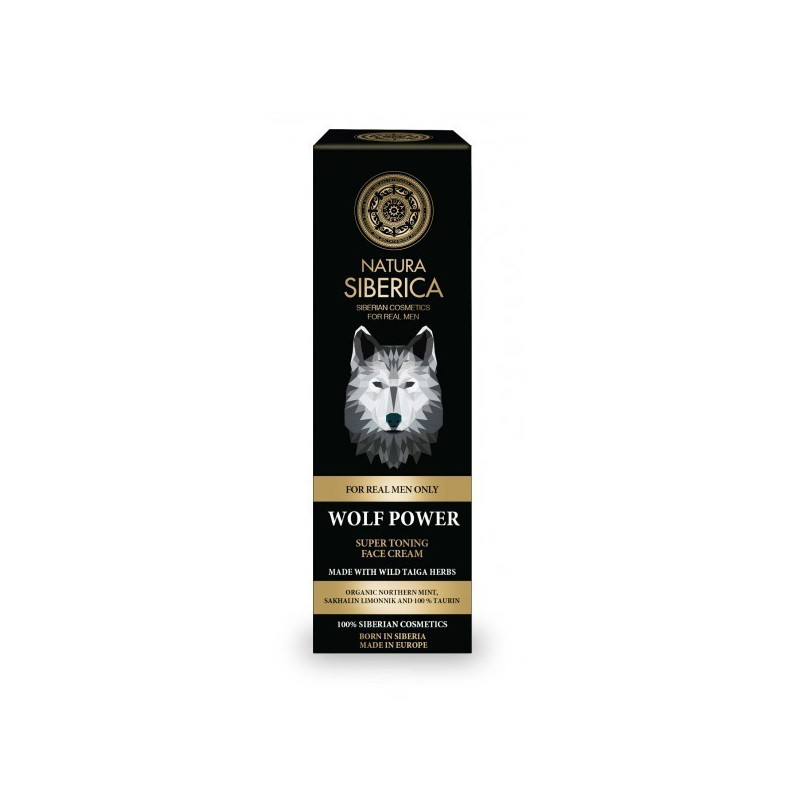 NATURA SIBERICA MEN - TONIZUJĄCY KREM DO TWARZY SIŁA WILKA