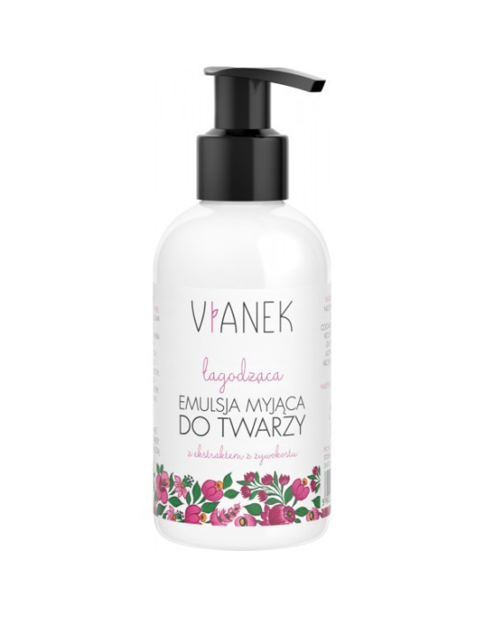 VIANEK RÓŻOWY - ŁAGODZĄCA EMULSJA MYJĄCA DO TWARZY