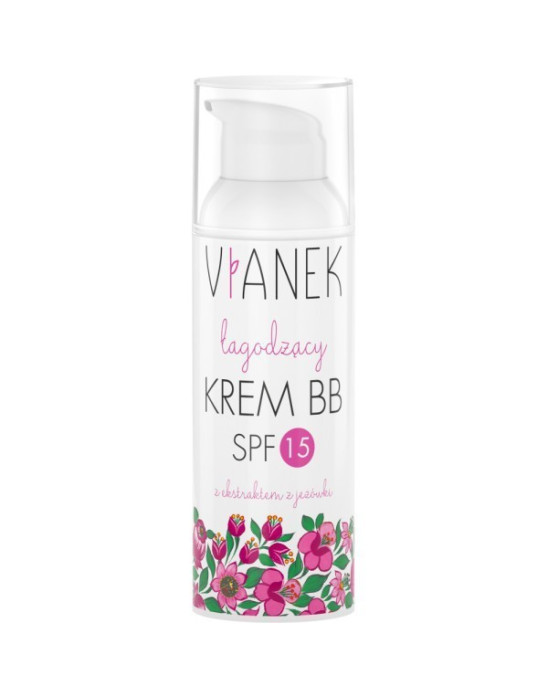 VIANEK RÓŻOWY - ŁAGODZĄCY KREM DO TWARZY BB SPF 15