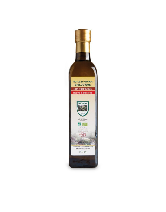 Olej arganowy spożywczy z certyfikatem ekologicznym Ecocert 250ml EFAS | Maroko