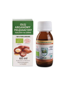 Olej arganowy Bio z certyfikatem ECOCERT- ciemna butelka 60 ml