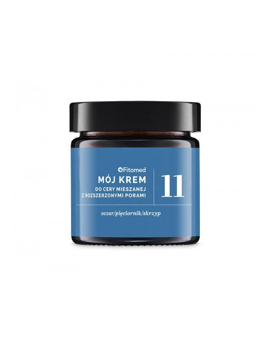 MÓJ KREM NR 11 do cery tłustej i mieszanej z rozszerzonymi porami -  50 ml - Fitomed