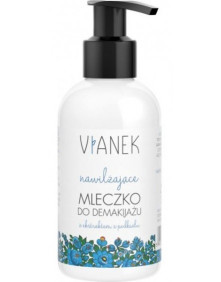 VIANEK  NIEBIESKI - NAWILŻAJĄCE MLECZKO DO DEMAKIJAŻU z ekstraktem z podbiału - 150 ml