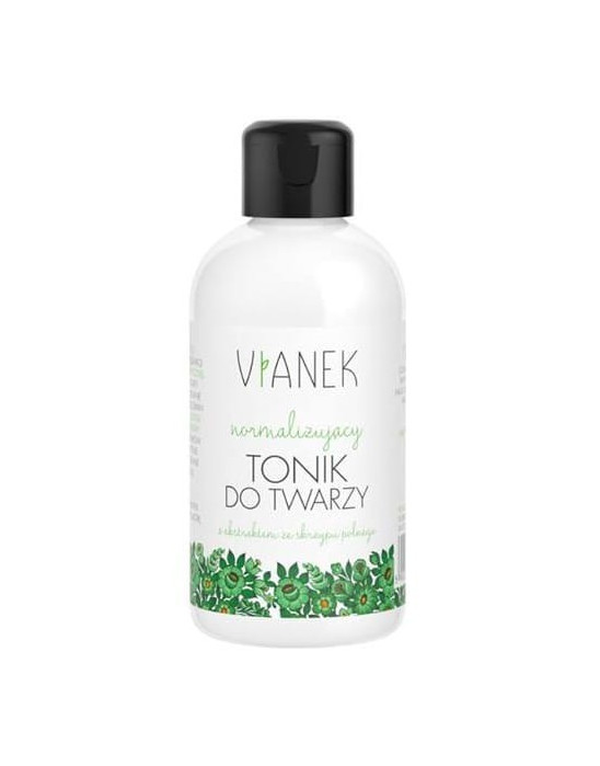 VIANEK ZIELONY  - NORMALIZUJĄCY TONIK  DO TWARZY DO CERY PRZETŁUSZCZAJACEJ SIĘ I PROBLEMATYCZNEJ - 150 ml