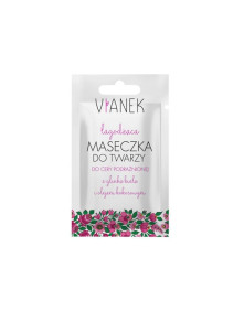 VIANEK RÓŻOWY - ŁAGODZĄCA MASECZKA DO TWARZY Z BIAŁĄ GLINKĄ - 10 g