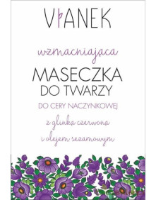 VIANEK FIOLETOWY - WZMACNIAJĄCA MASECZKA DO TWARZY Z GLINKĄ CZERWONĄ - 10 g