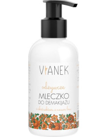 VIANEK POMARAŃCZOWY - ODŻYWCZE MLECZKO DO DEMAKIJAŻU Z EKSTRAKTEM Z NAION LNU - 150 ml