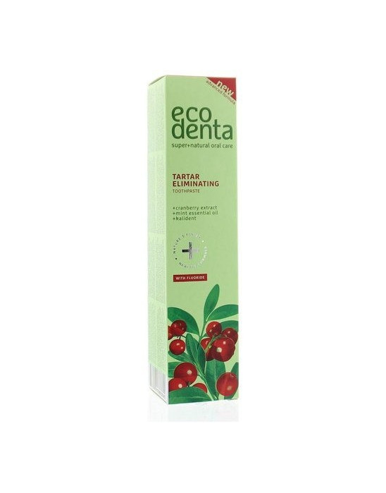 ECODENTA-ODŚWIEŻAJĄCA PASTA DO ZĘBÓW Z WYCIĄGIEM Z ŻURAWINY I KALIDENT  - 100 ml