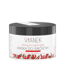 VIANEK CZERWONY - Regenerująca maska zapewniająca intensywną pielęgnację włosom naturalnie ciemnym i farbowanym - 150 ml