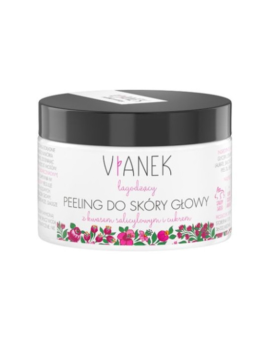 Łagodzący peeling do skóry głowy | Vianek różowy