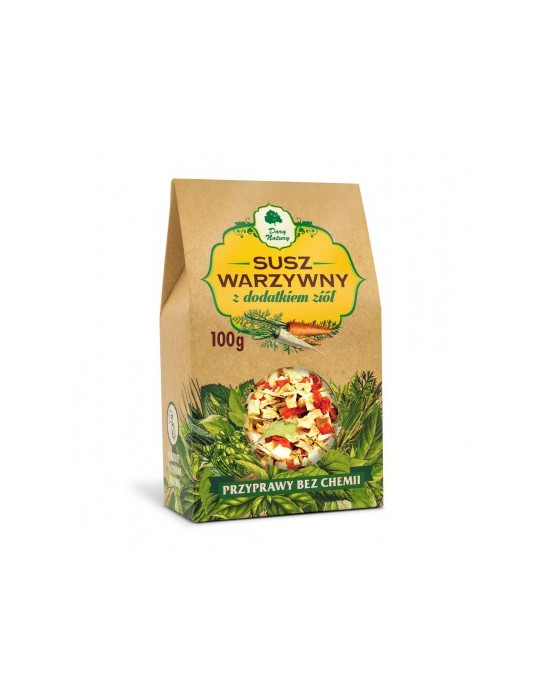 Susz warzywny z dodatkiem ziół 100 g | Dary Natury