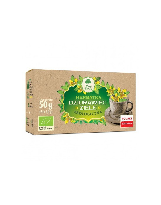 Ekologiczna herbatka DZIURAWIEC ZIELE | Dary Natury