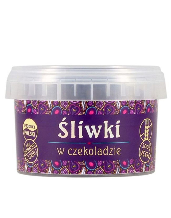 ŚLIWKI W CZEKOLADZIE 160G | PIĘĆ PRZEMIAN