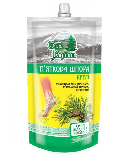 Siła Karpat - Krem do stóp przeciw ostrogom i haluksom | Elixir