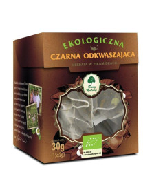 HERBATA CZARNA ODKWASZAJĄCA EKO 15X2G- PIRAMIDKI - DARY NATURY