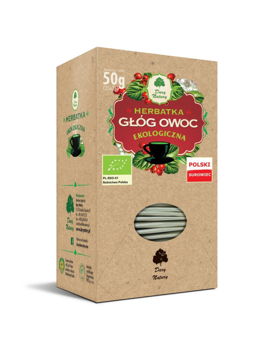 GŁÓG OWOC EKO 20X2G EKSPRESOWA - DARY NATURY