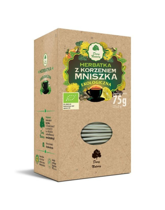 HERBATKA Z KORZENIEM MNISZKA EKO 25X3G