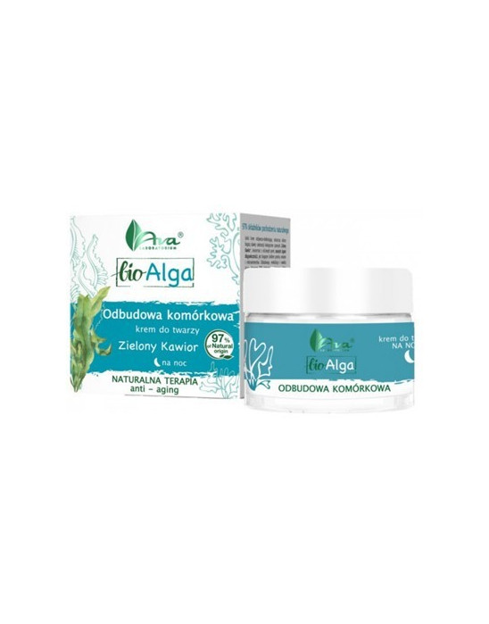 Bio Alga krem do twarzy na noc zielony kawior 50 ml | Ava Laboratorium