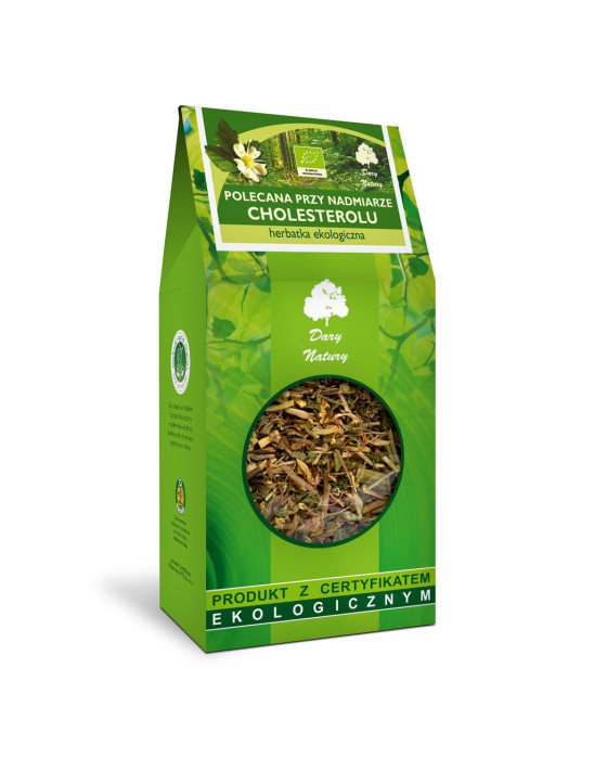 Herbata polecana przy nadmiarze cholesterolu Dary Natury 200 g