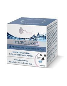 Hydro Laser regenerujący krem na noc do twarzy o przedłużonym działaniu 50 ml | Ava Laboratorium