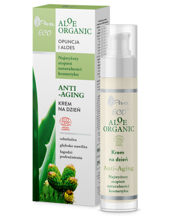 Krem na dzień anti-aging Aloe Organic Ava 50 ml