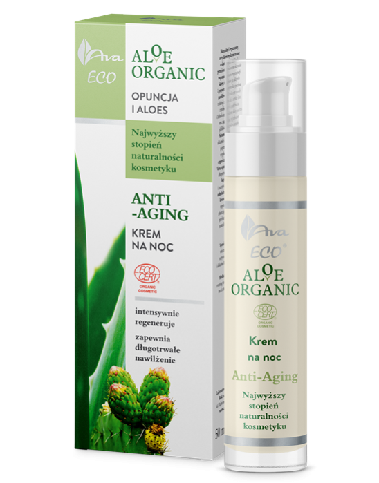 Krem na noc Anti-Aging Opuncja i Aloes Ava 50 ml