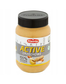 Masło orzechowe Active 100% z orzechów arachidowych Primavika 470 g