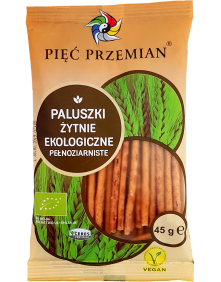Żytnie paluszki pełnoziarniste Pięć Przemian 45 g