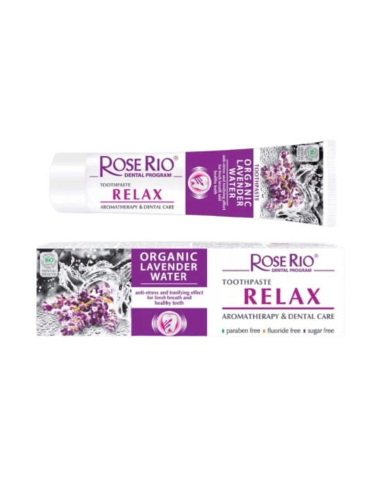 ROSE RIO PASTA DO ZĘBÓW LAWENDOWA 60g