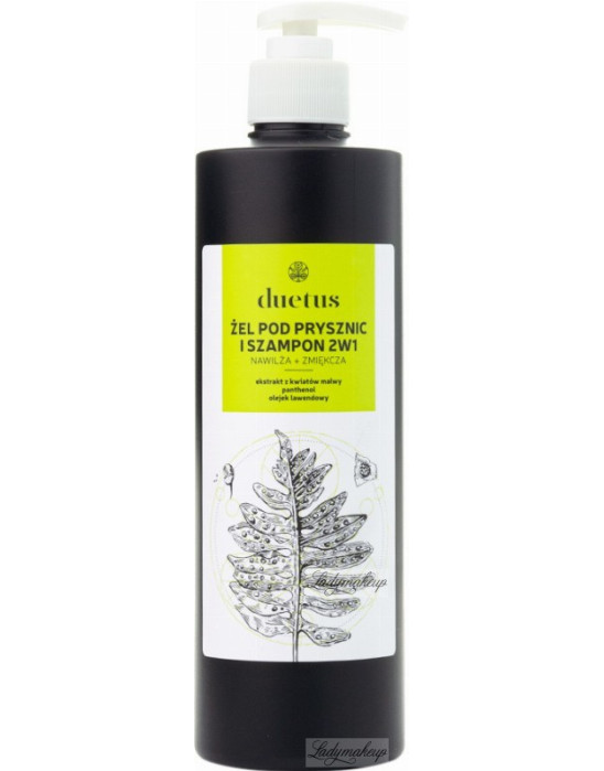Żel pod prysznic i szampon 2 w 1 Duetus 500 ml