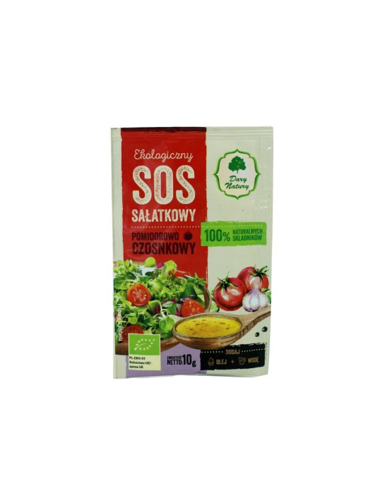 Sos sałatkowy pomidorowo - czosnkowy EKO 10 g