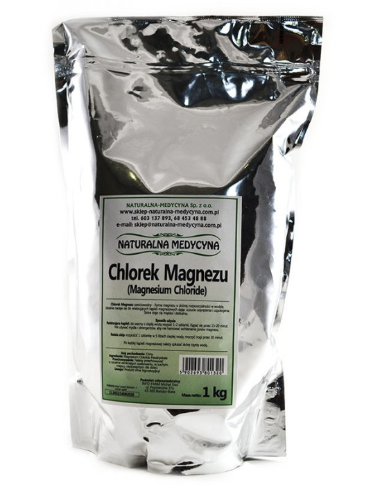 Chlorek magnezu płatki 1kg Naturalna Medycyna
