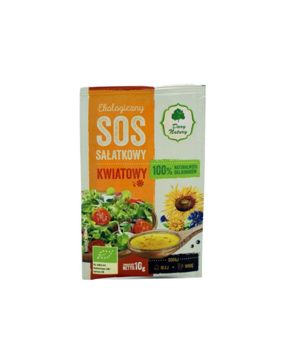 Sos sałatkowy kwiatowy EKO