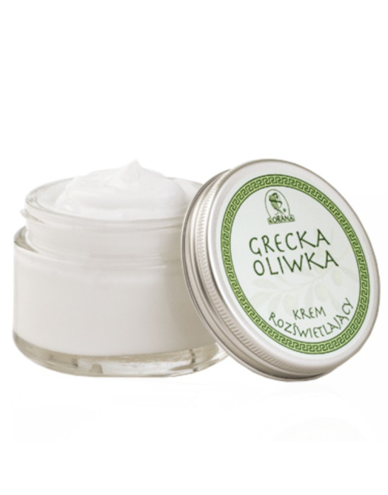 Krem rozświetlający Grecka oliwka Korana 50 ml