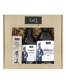 Zestaw Doberman: Żel pod prysznic 500 ml + szampon 300 ml + olej 30 ml