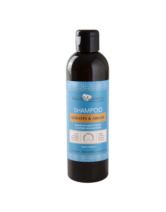 Szampon z keratyną i olejem arganowym 250 ml | Beaute Marrakech