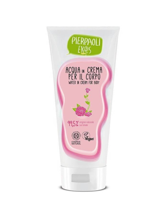 Woda w kremie z organiczną wodą różaną Pierpaoil Ekos 200 ml