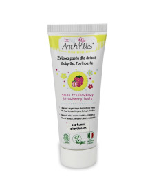 Pasta do zębów dla dzieci Aloes, Malwa i Truskawka Baby Anthyllis 75 ml