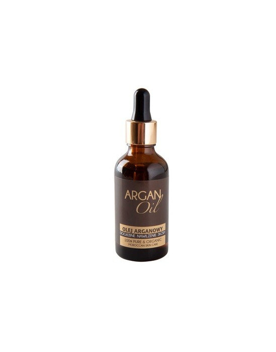 OLEJ ARGANOWY BIO z certyfikatem ECOCERT- ciemna butelka 50 ml