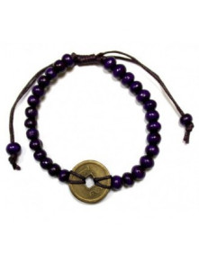 Bransoletka Feng-Shui Fioletowa Ancient Wisdom 1 szt.