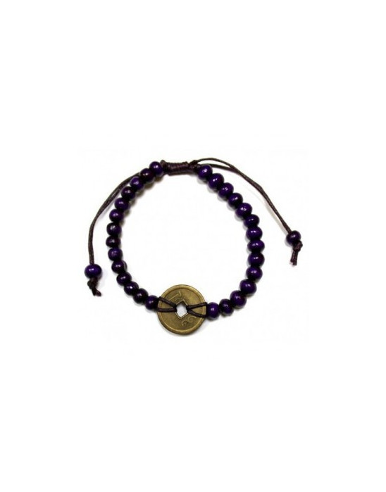 Bransoletka Feng-Shui Fioletowa Ancient Wisdom 1 szt.