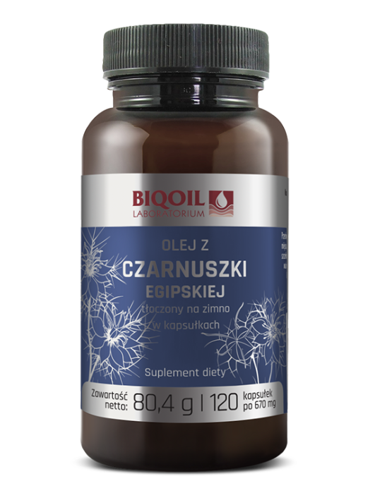 Olej z czarnuszki egipskiej 120 kapsułek | Biooil