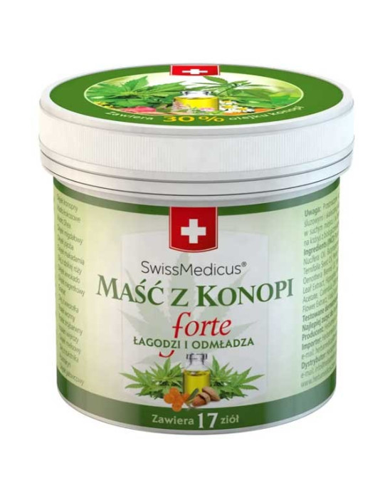Krem balsam z konopi forte 125ml | Swiss Medicus