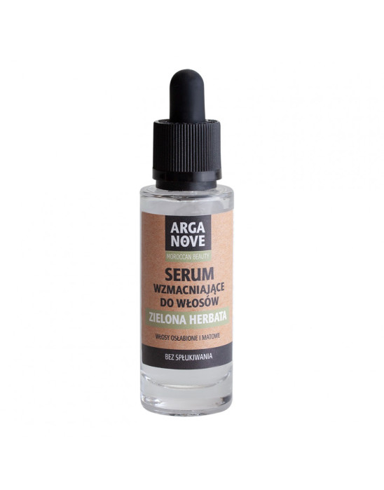 Serum do włosów z zieloną herbatą, olejem arganowym i witaminą E 30 ml | Beaute Marrakech