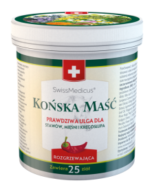 Koński krem balsam rozgrzewający  Swiss Medicus – do stawów i mięśni