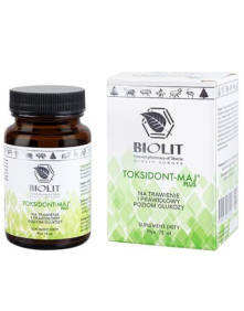 Toksidont Maj Plus 75 ml Biolit, stara szata graficzna