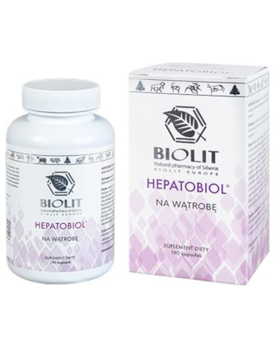 Hepatobiol Biolit 190 kapsułek