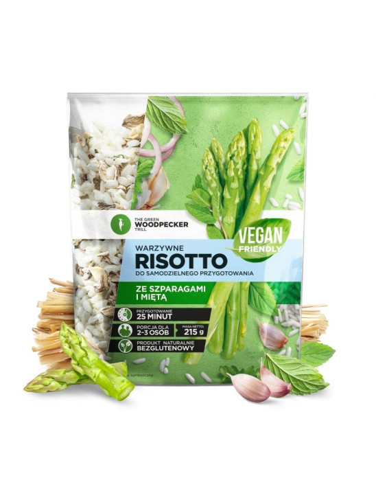 Naturalne risotto ze szparagami i miętą – danie super food