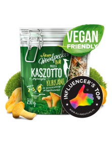 Kaszotto z leśnymi suszonymi kurkami The Green Woodpecker Trill 230g