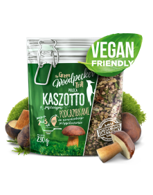 Kaszotto z leśnymi suszonymi podgrzybkami The Green Woodpecker Trill 230 g